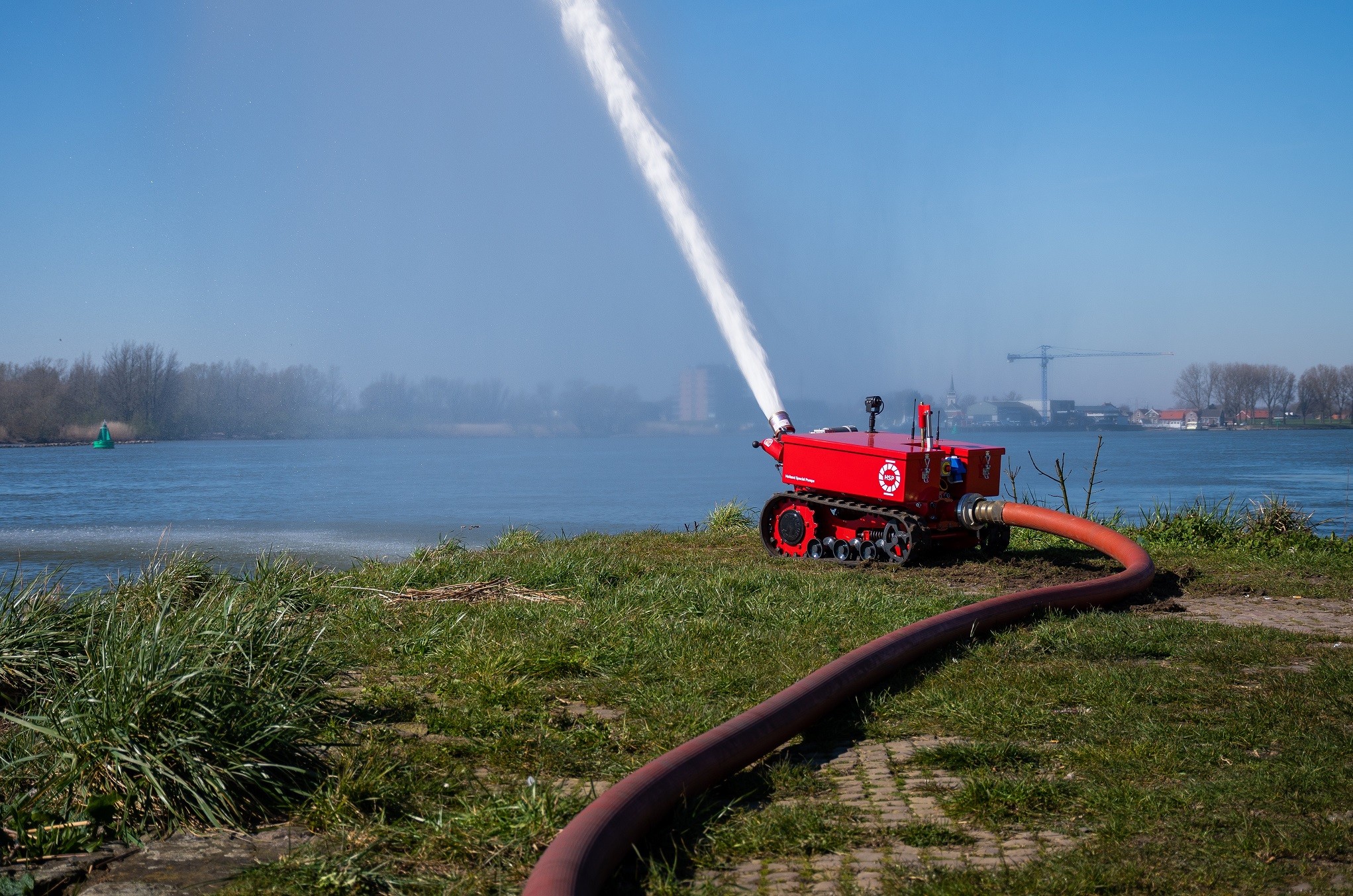 Testing various fire fighting robots
